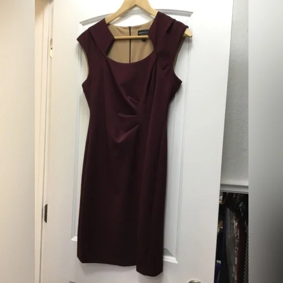 connected apparel | Dresses | Deep Burgundy Business Dress | Poshmark